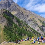 Ancora un'immagine dei turisti nel 2025 in Val Troncea - Foto D. Giuliano
